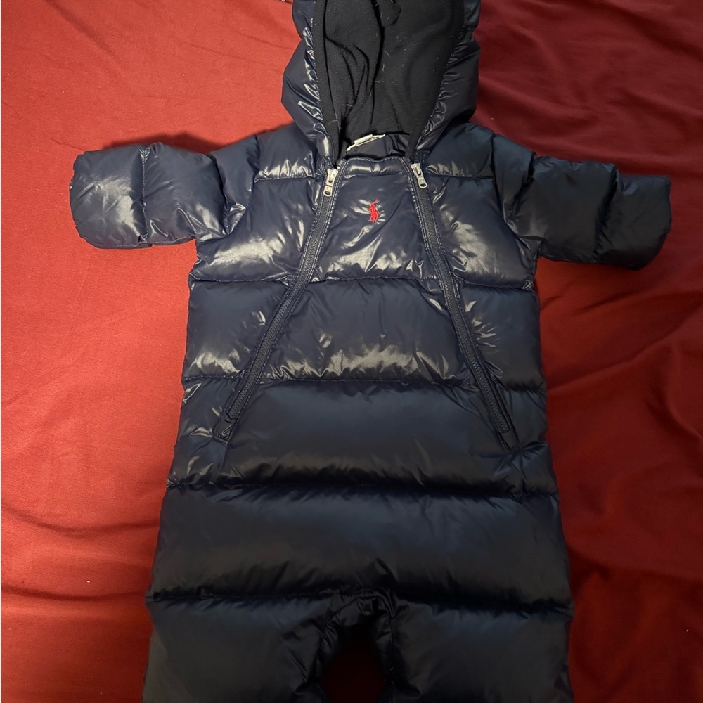 Polo by Ralph Lauren Navy Puffer Jacket for Kids